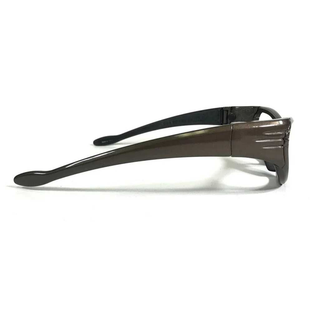 Liberty Sport Rec Specs Eyeglasses Frames MX10 Brown Square Full Rim 54-17-135